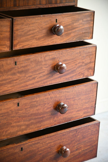 19th Century Mahogany Straight Front Chest of Drawers