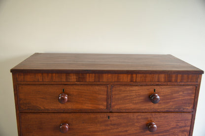 19th Century Mahogany Straight Front Chest of Drawers