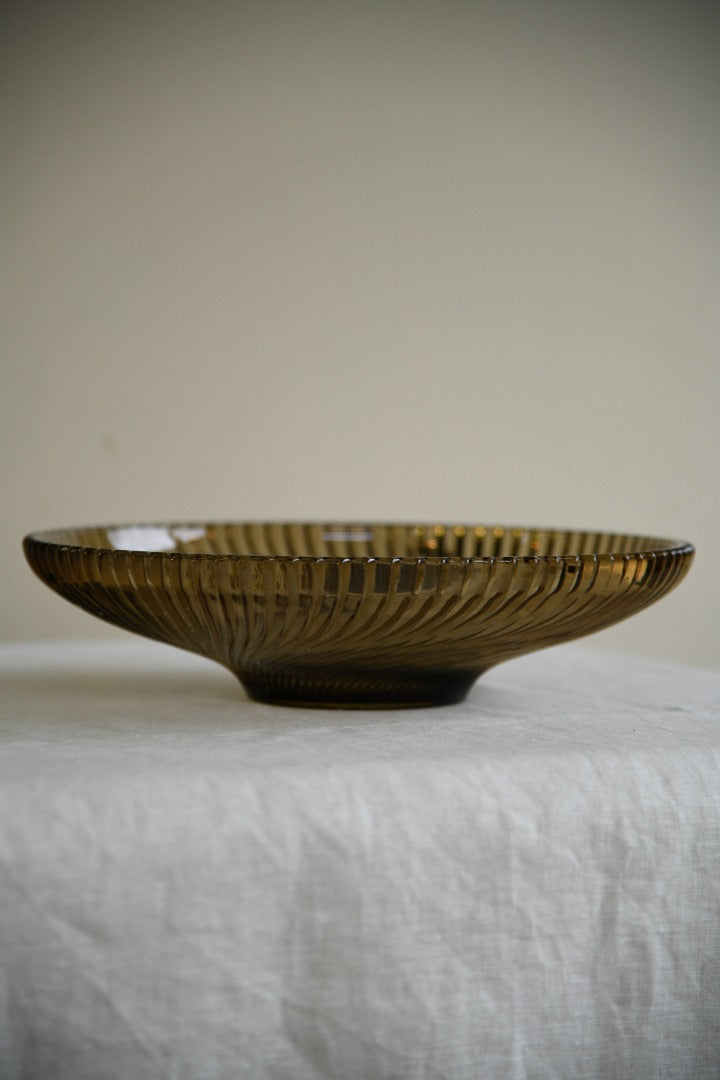 Retro French Glass Fruit Bowl