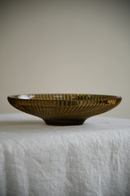 Retro French Glass Fruit Bowl