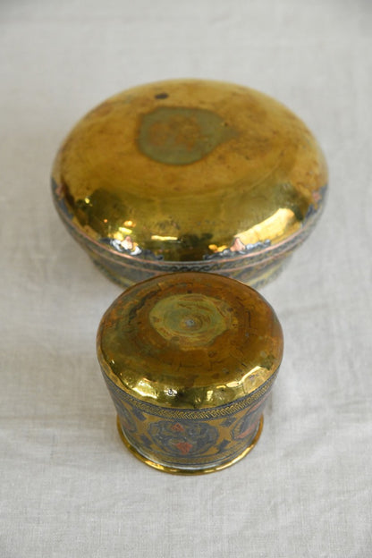 Decorative Eastern Brass Bowls