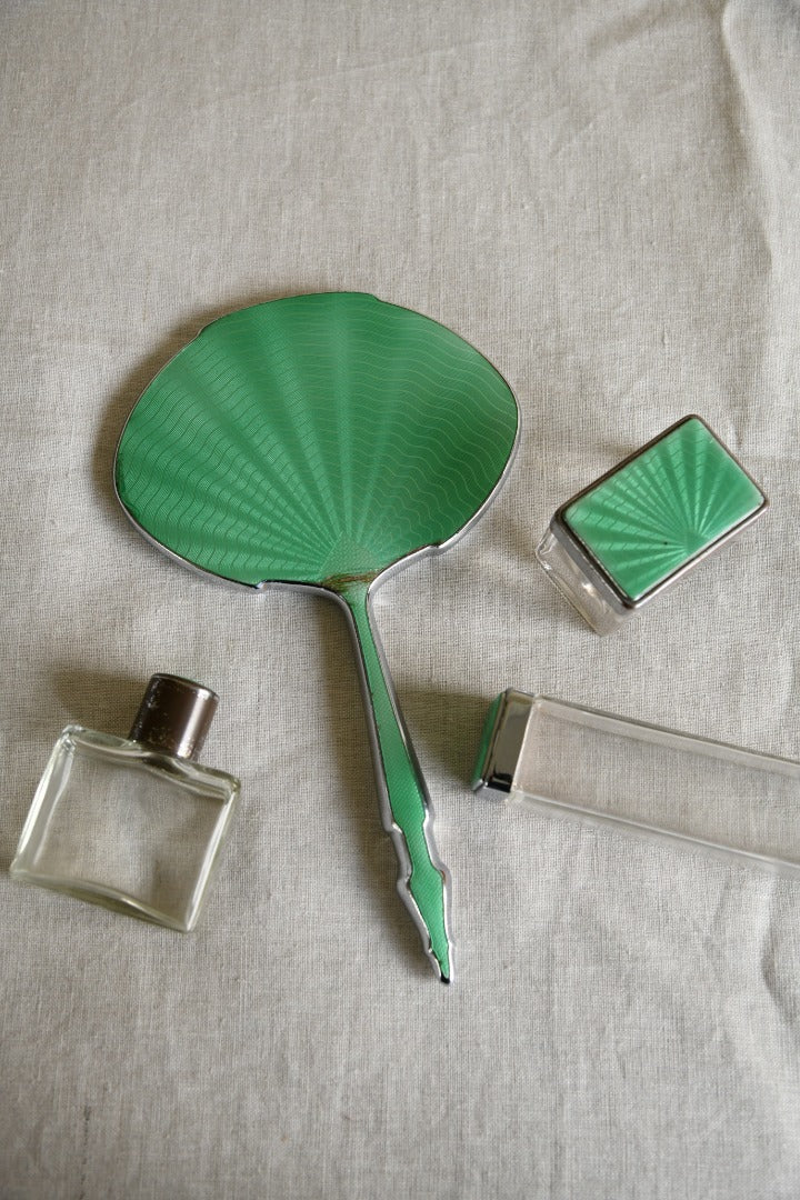 Vintage Enamel Vanity Set