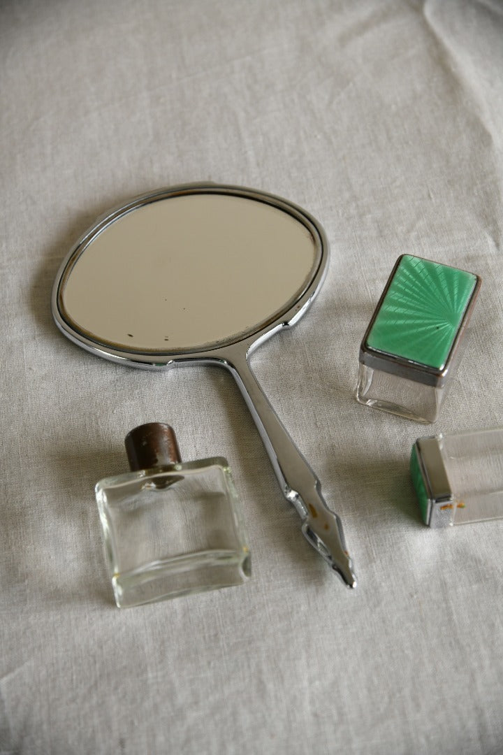 Vintage Enamel Vanity Set