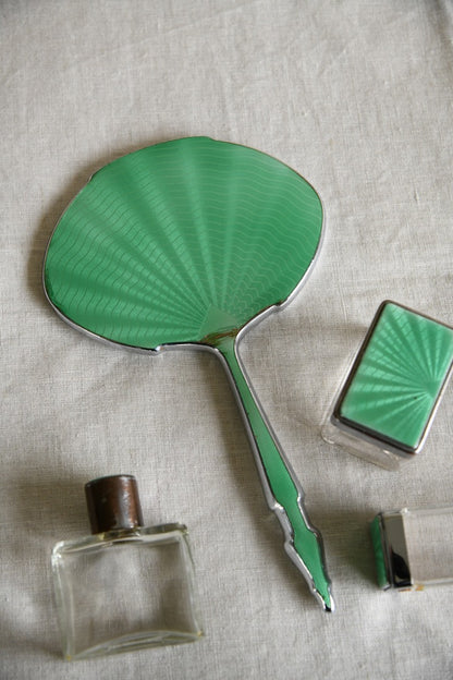 Vintage Enamel Vanity Set