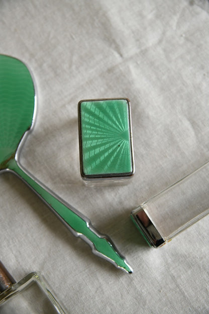 Vintage Enamel Vanity Set