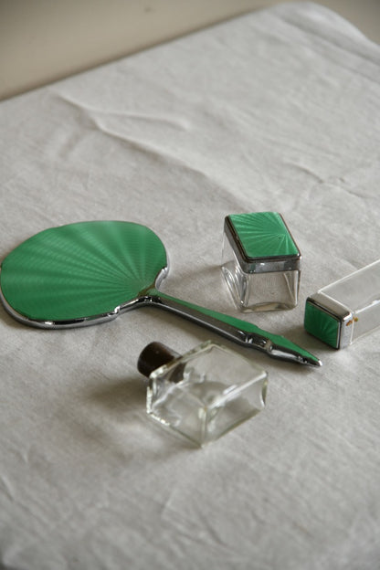 Vintage Enamel Vanity Set