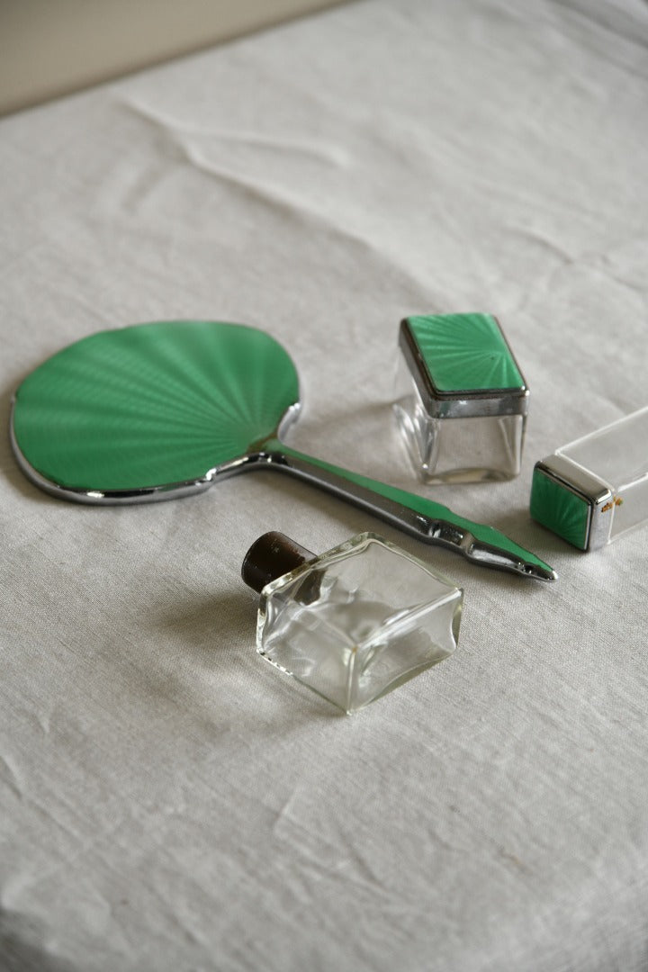 Vintage Enamel Vanity Set