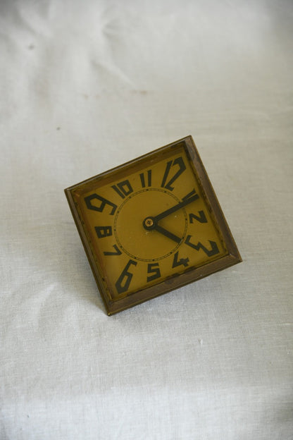 Marble Art Deco Mantle Clock