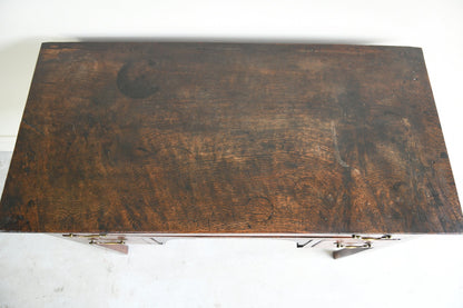 Rustic Antique Oak Low Boy