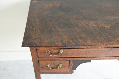 Rustic Antique Oak Low Boy