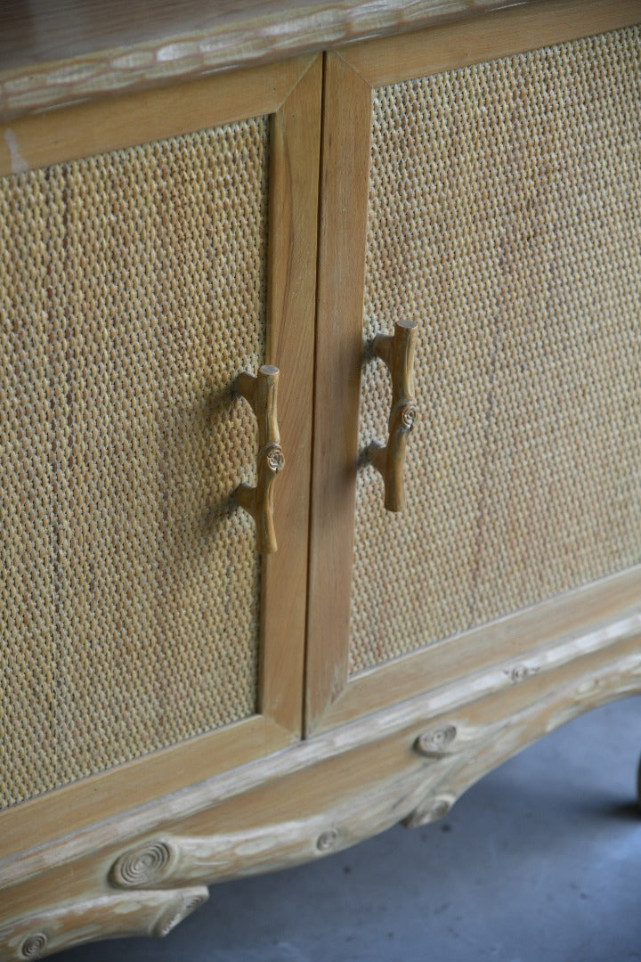 Vintage Faux Bois Sideboard