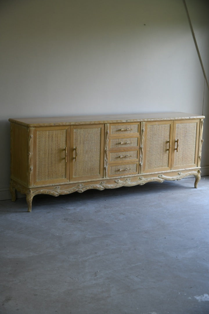 Vintage Faux Bois Sideboard