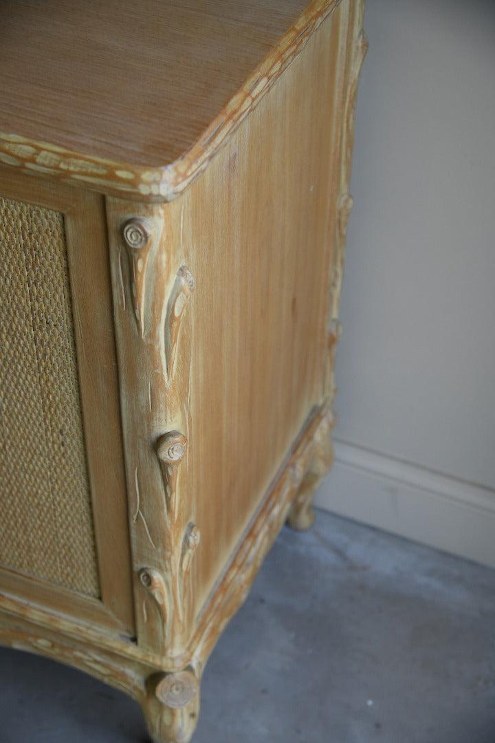 Vintage Faux Bois Sideboard