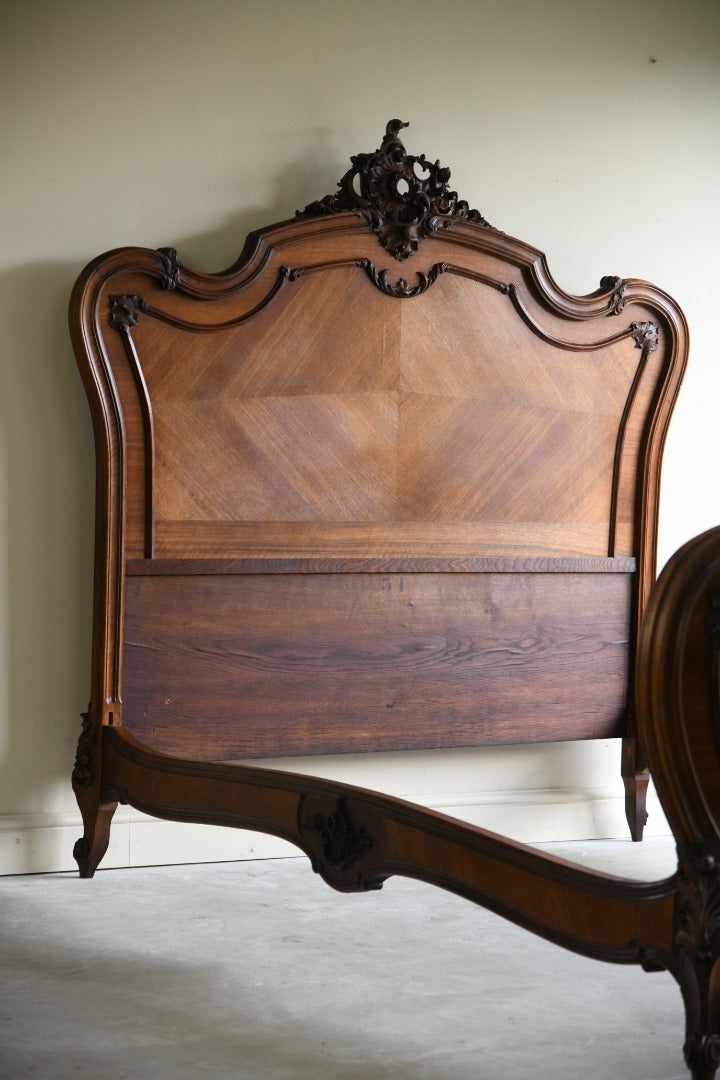 Antique French Walnut Bed