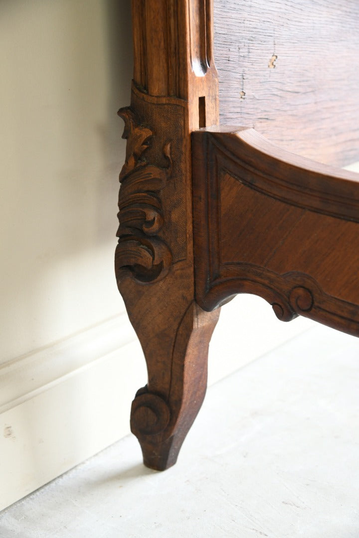 Antique French Walnut Bed