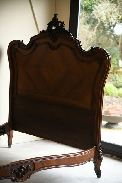 Antique French Walnut Bed