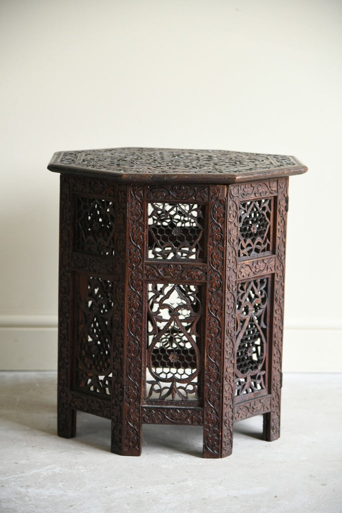 Eastern Carved Side Table