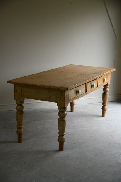 Rustic Pine Kitchen Table