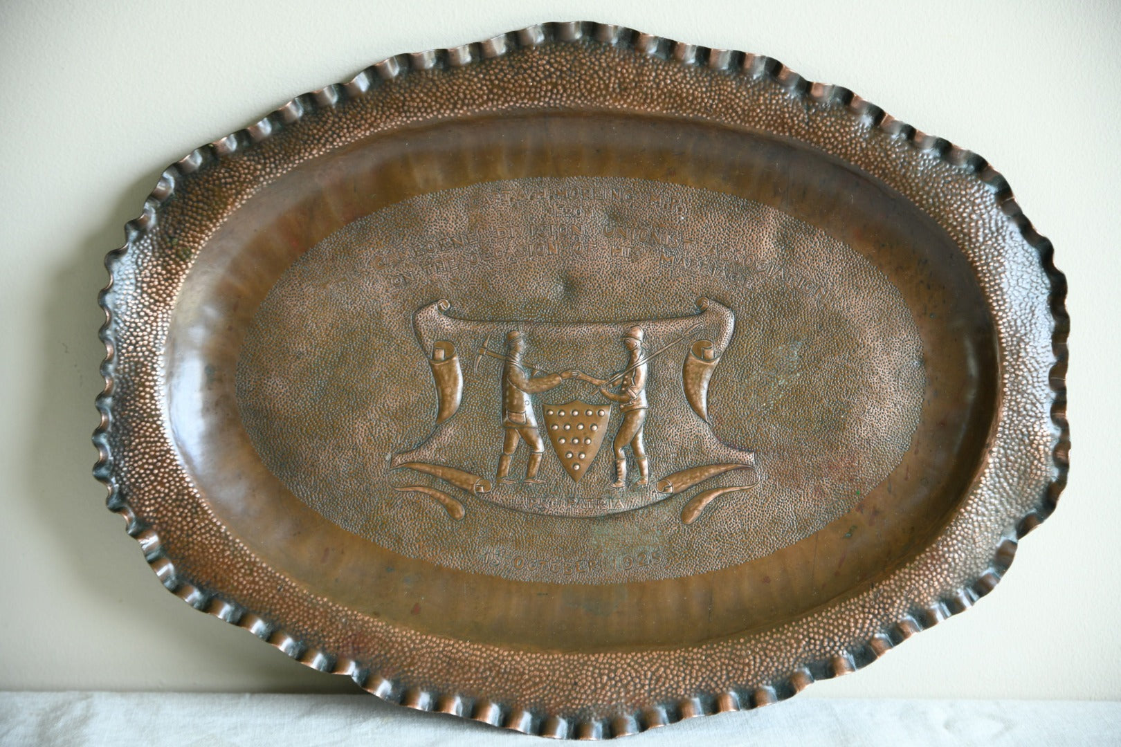 Cornish Copper Tray