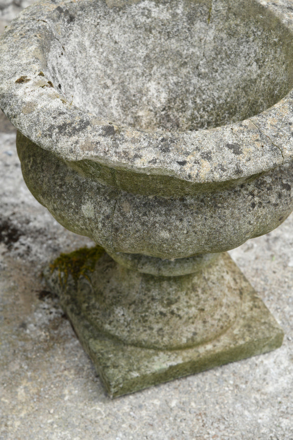3 Composite Stone Garden Urns