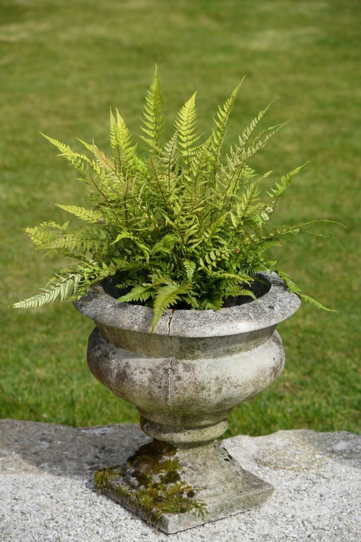 3 Composite Stone Garden Urns