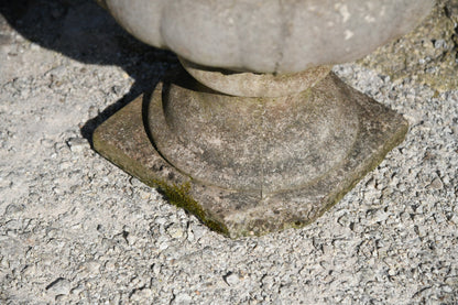 Pair Composite Stone Garden Urns