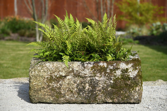 Large Granite Trough Planter