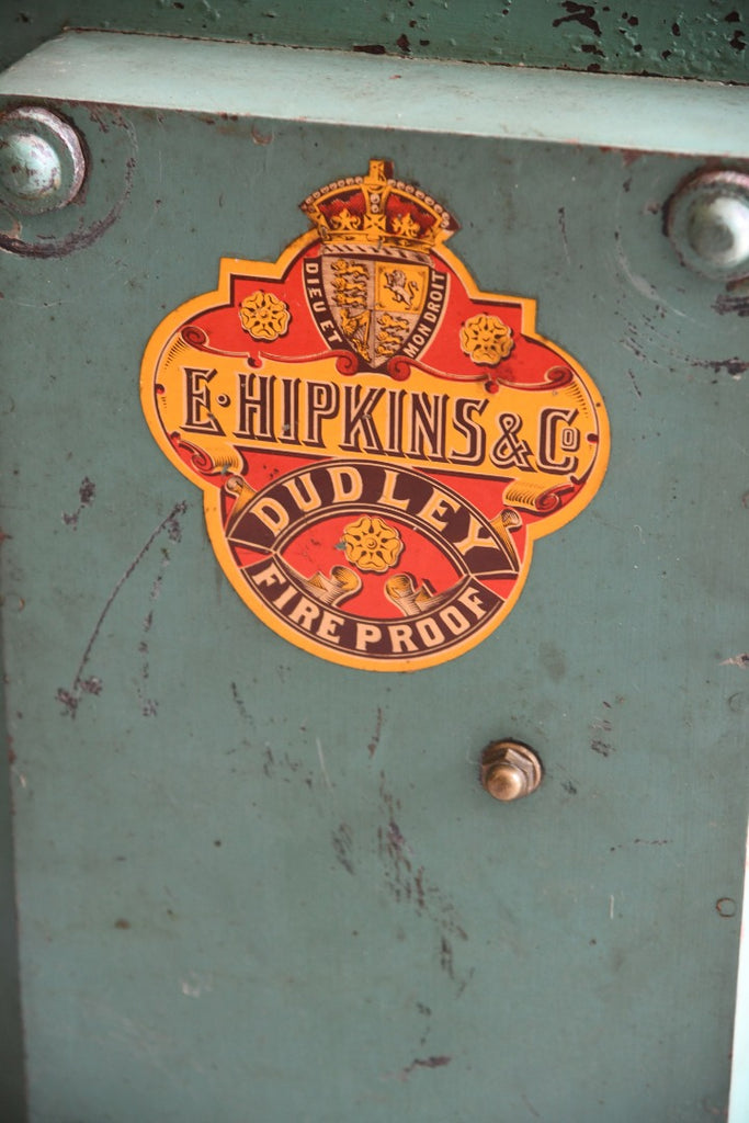 Antique Victorian E Hipkins & Co Steel Safe