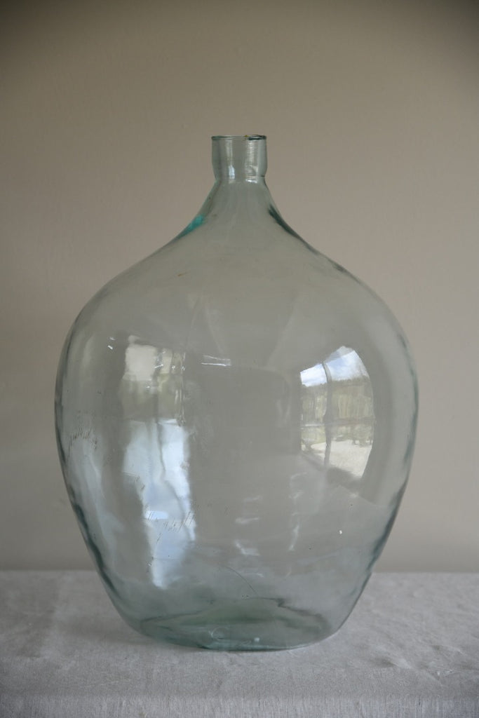 Vintage French Glass Demijohn