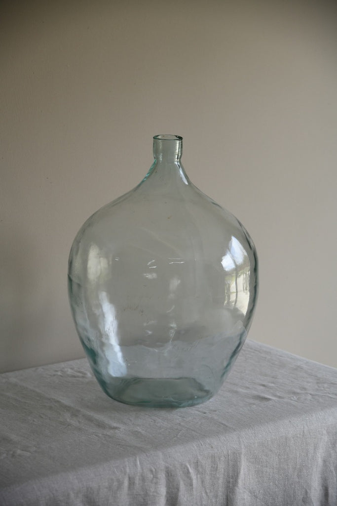 Vintage French Glass Demijohn