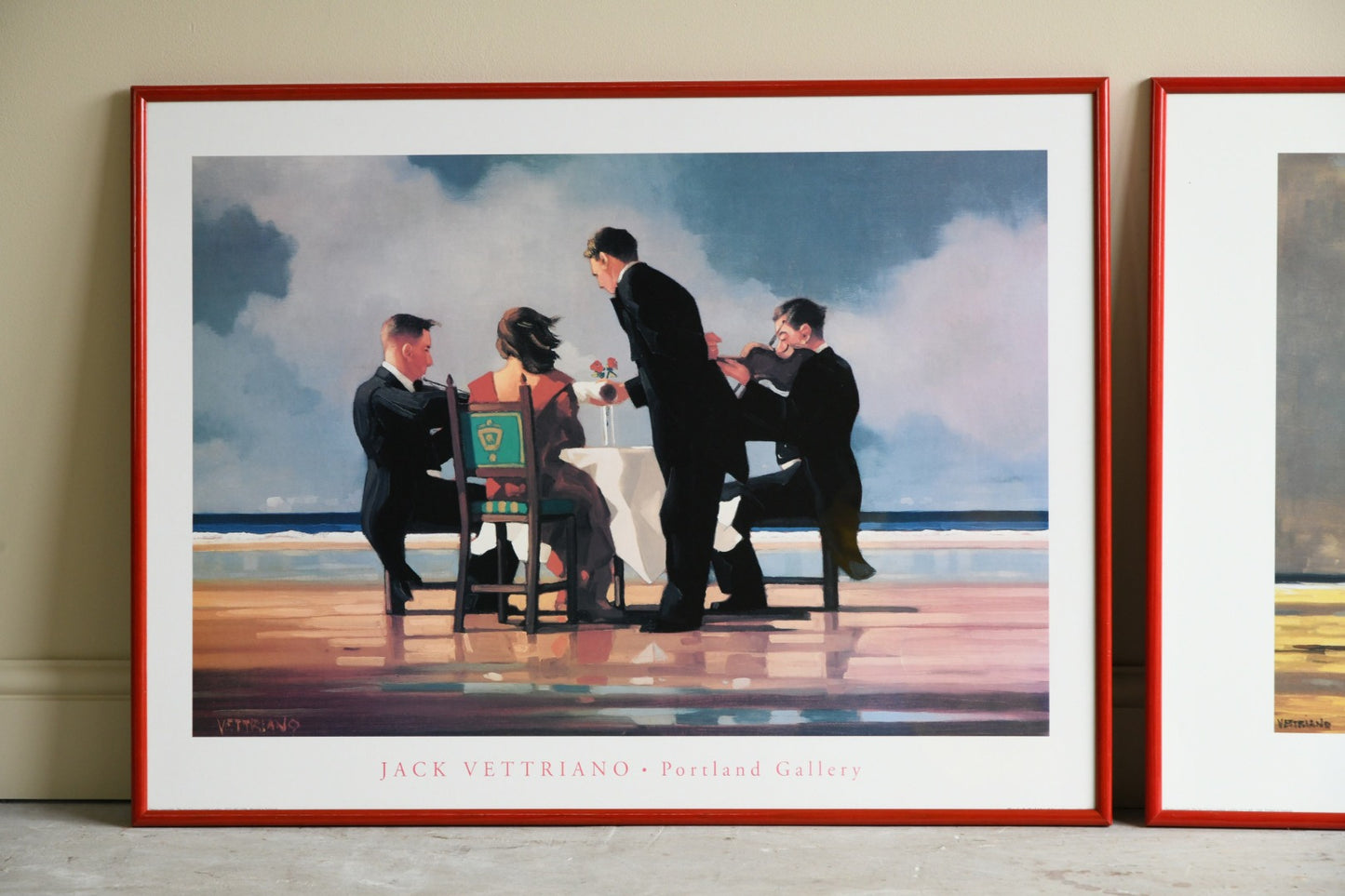 Pair Jack Vettriano Framed Prints