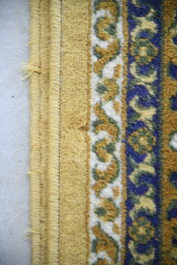 Large Yellow Oriental Wool Rug