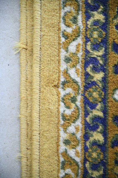 Large Yellow Oriental Wool Rug