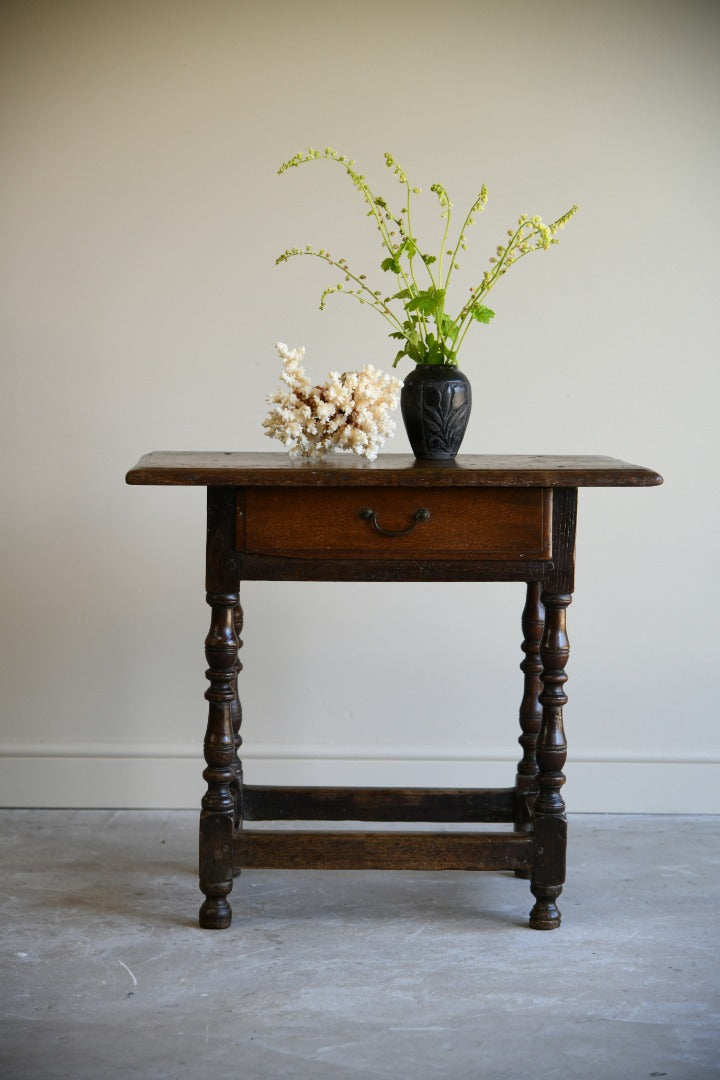 Rustic English Side Table