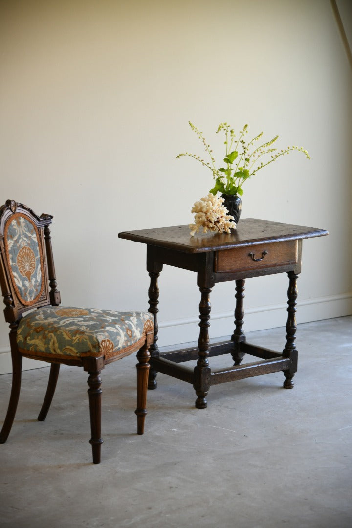 Rustic English Side Table