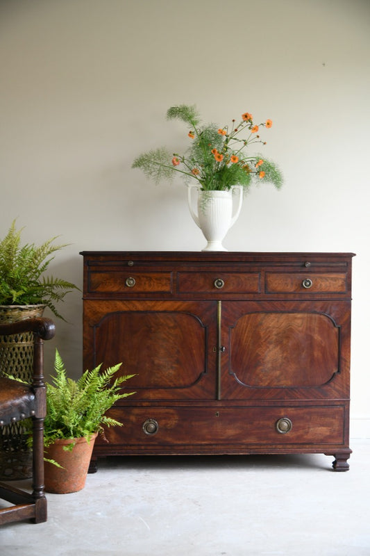 Georgian Mahogany Press Cupboard