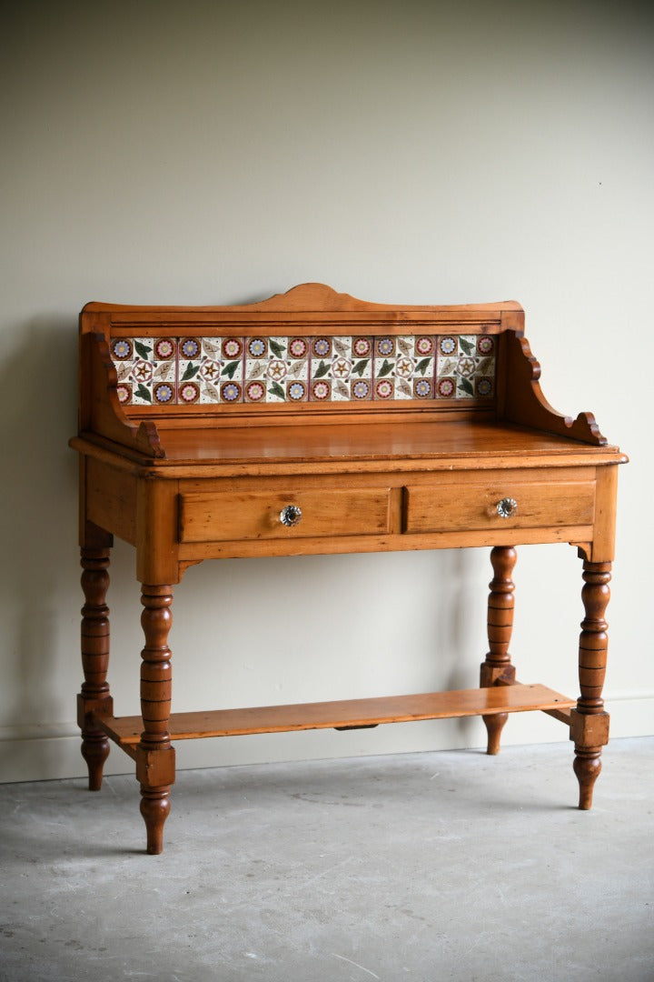 Victorian Pine Washstand