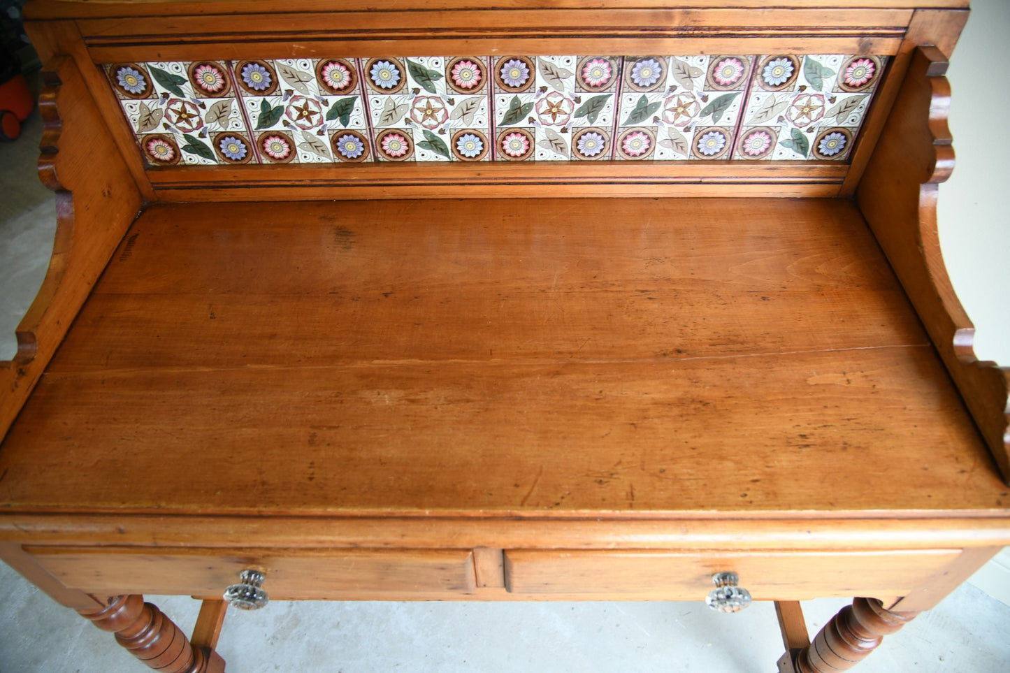 Victorian Pine Washstand