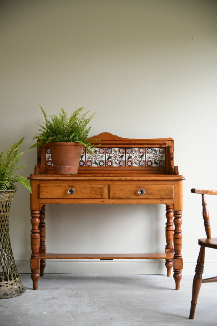 Victorian Pine Washstand