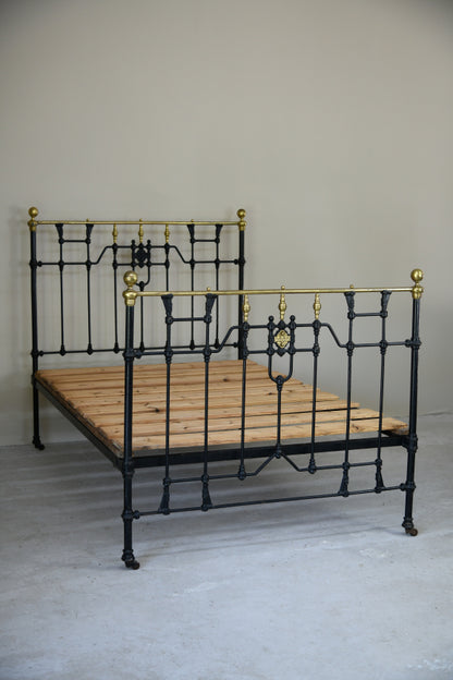 Victorian Cast Iron Metal Bed Frame