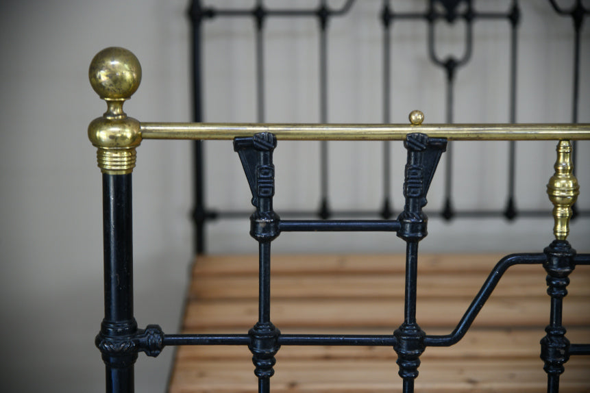 Victorian Cast Iron Metal Bed Frame