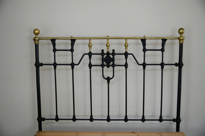 Victorian Cast Iron Metal Bed Frame