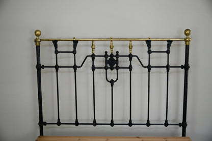 Victorian Cast Iron Metal Bed Frame