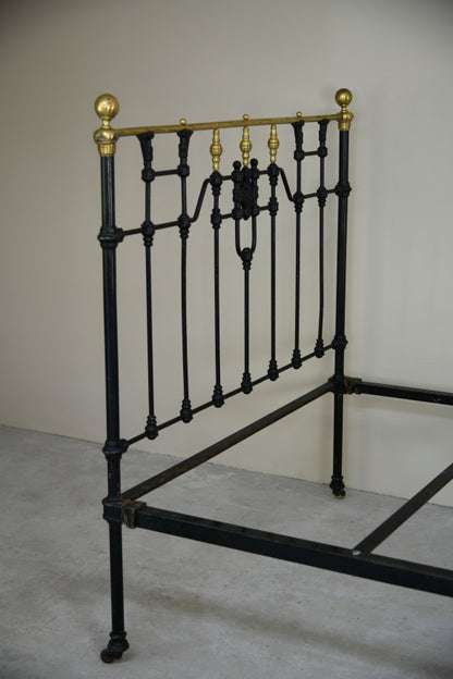 Victorian Cast Iron Metal Bed Frame