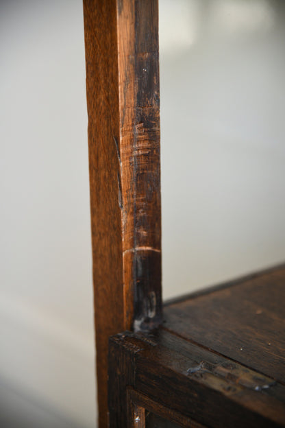 Early 20th Century Oak Glazed Tea Cabinet