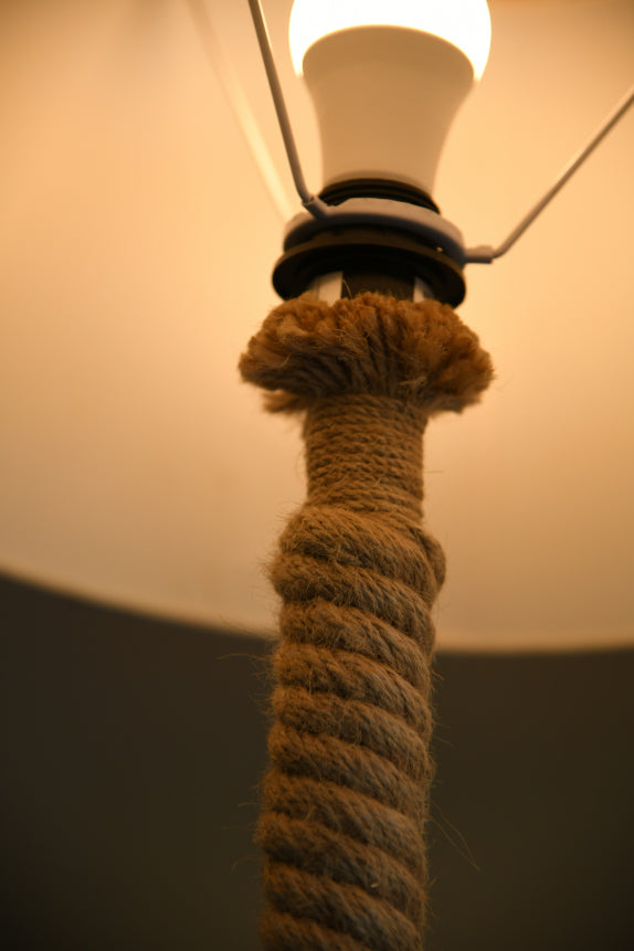 Pair Nautical Rope Standard Lamps