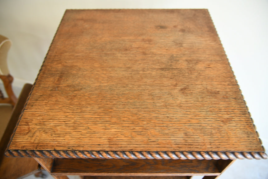 Early 20th Century Oak Revolving Bookcase