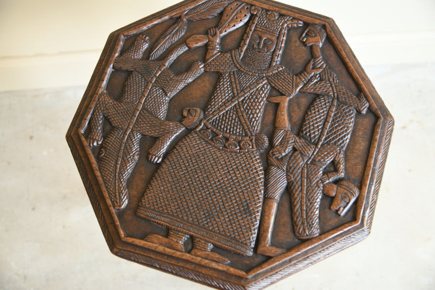 Carved African Table