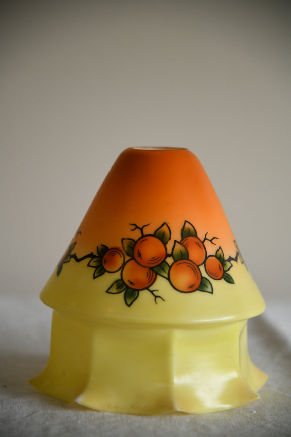 Vintage Orange & Yellow Glass Lampshade