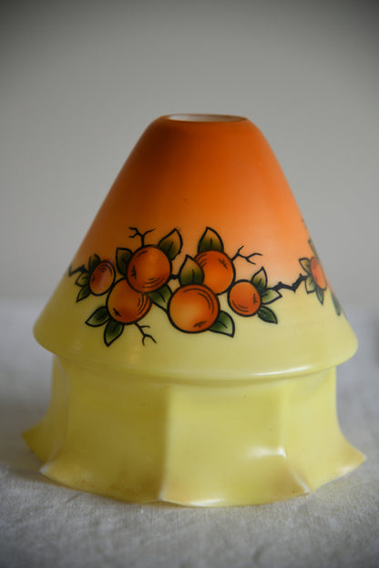 Vintage Orange & Yellow Glass Lampshade